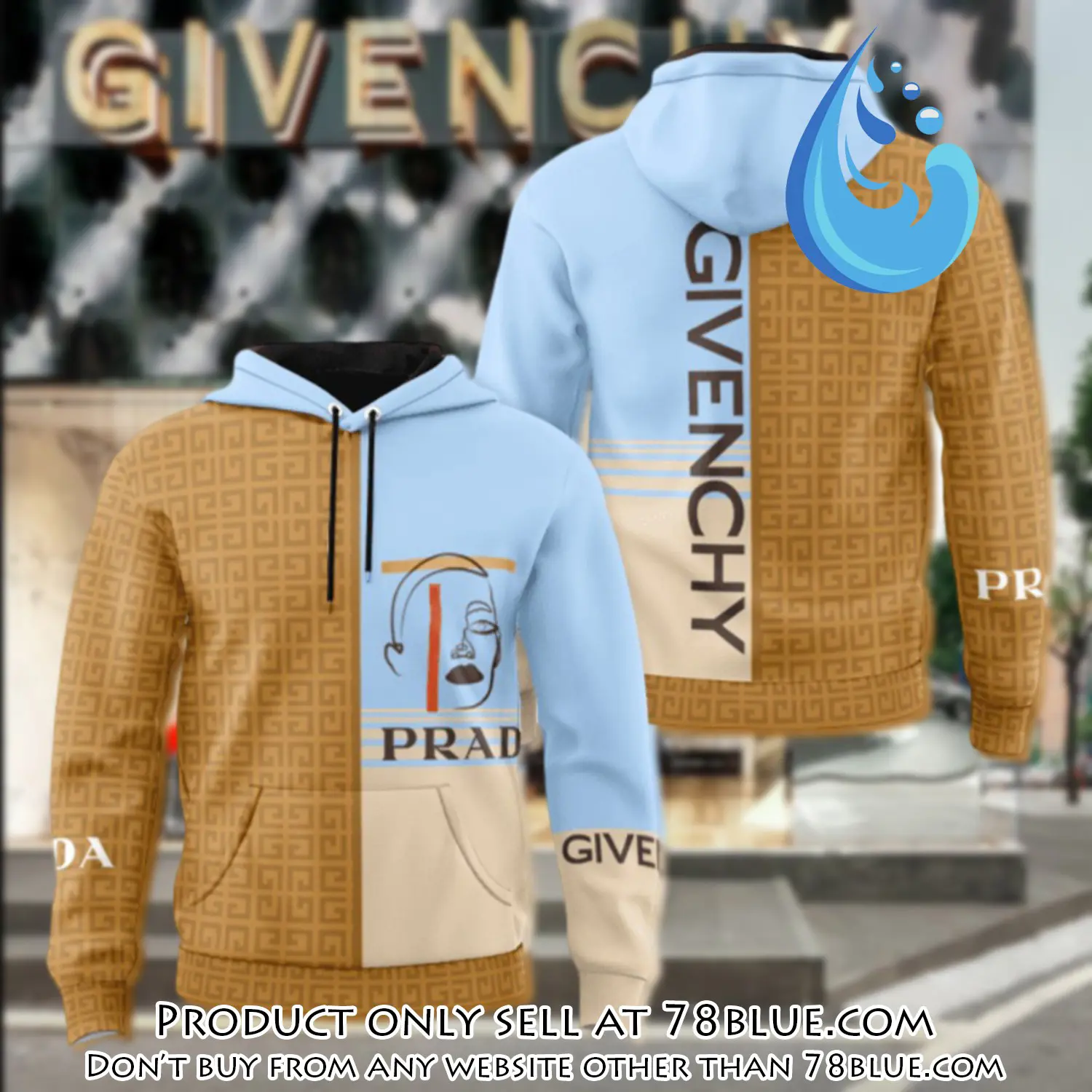 Givenchy prada unisex hoodie luxury brand gifts  jh2287 78b0425635